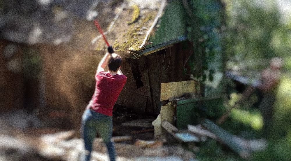 Демонтаж сарая в Москве и области